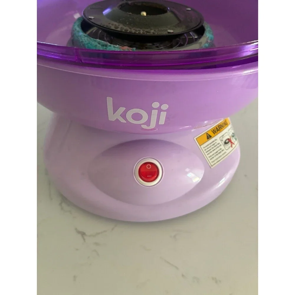 Koji Purple Cotton Candy Maker Machine KJ024 450W Party Carnival Treat Maker